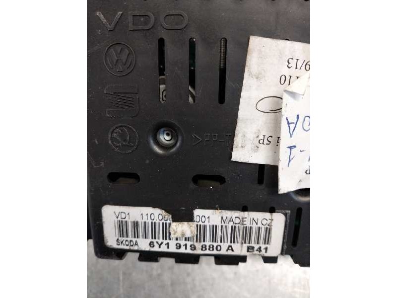 Recambio de cuadro instrumentos para skoda fabia (6y2/6y3) 1.9 sdi cat (asy) referencia OEM IAM 110080015001 6Y12919880A 