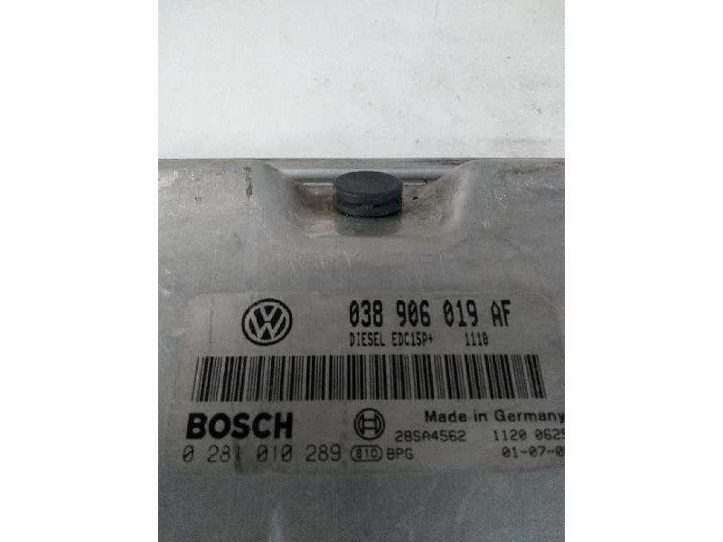Recambio de centralita motor uce para skoda fabia (6y2/6y3) 1.9 tdi referencia OEM IAM 0281010289 038906019AF EDC15P