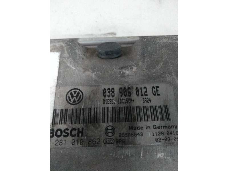 Recambio de centralita motor uce para skoda fabia (6y2/6y3) 1.9 sdi cat (asy) referencia OEM IAM 0281010862 038906012GE EDC15VM