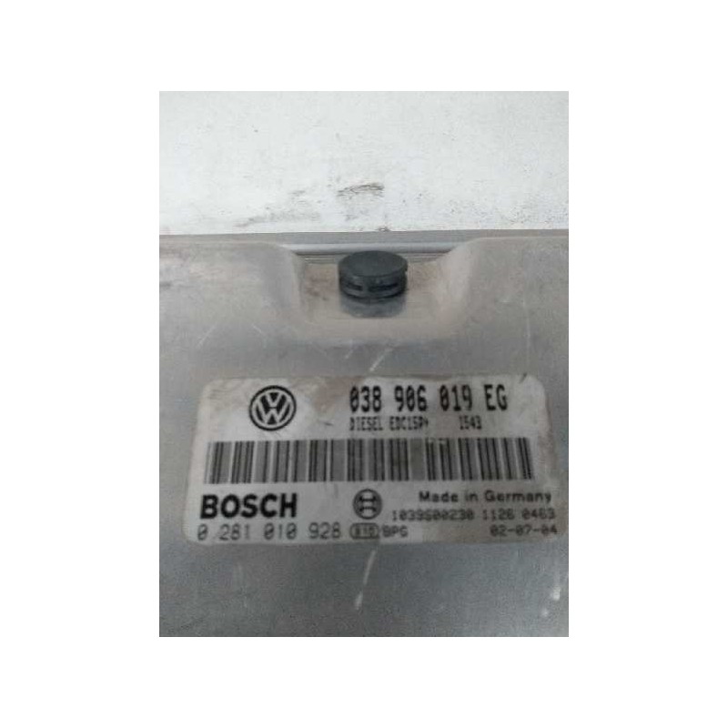 Recambio de centralita motor uce para skoda superb (3u4) 1.9 tdi referencia OEM IAM 0281010928 038906019EG EDC15P