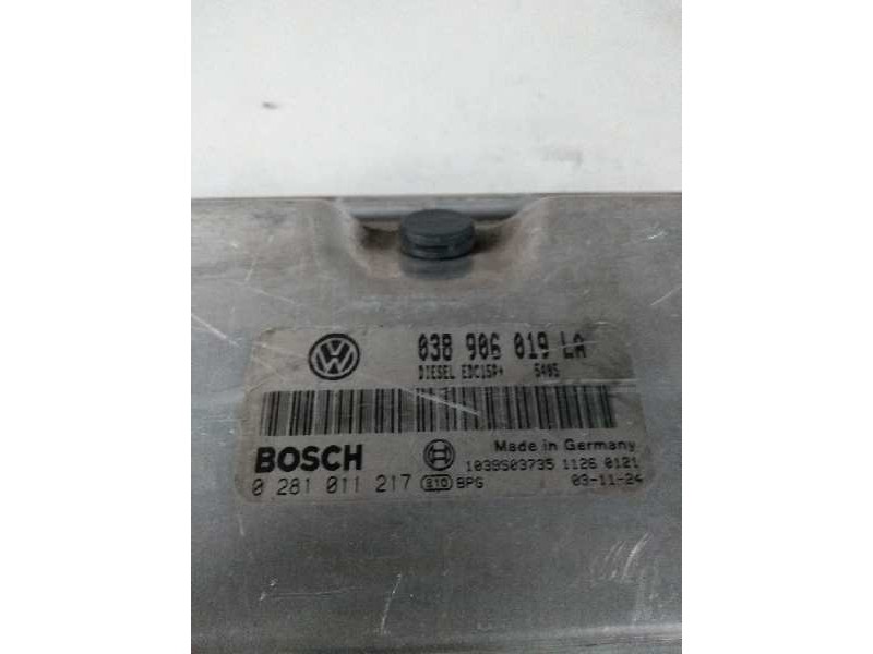 Recambio de centralita motor uce para skoda fabia (6y2/6y3) 1.9 tdi referencia OEM IAM 0281011217 038906019LA EDC15P Recambio de centralita motor uce para skoda fabia (6y2/6y3) 1.9 tdi referencia OEM IAM 0281011217 038906019LA EDC15P