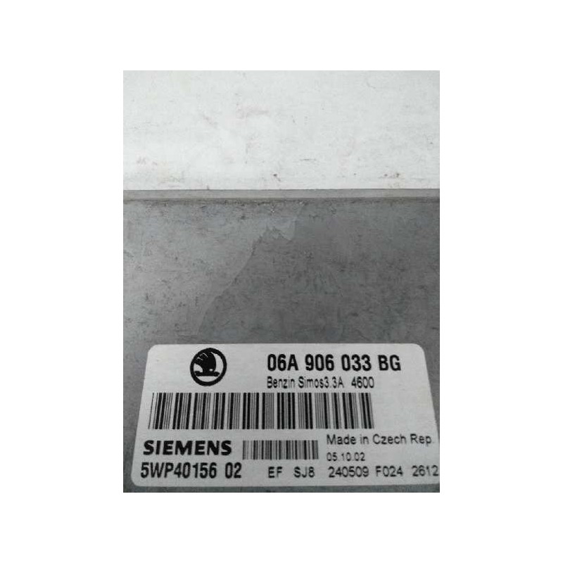 Recambio de centralita motor uce para skoda octavia berlina (1u2) 1.6 referencia OEM IAM 5WP4015602 06A906033BG 33A4600