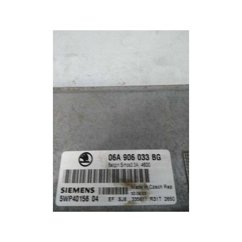 Recambio de centralita motor uce para skoda octavia berlina (1u2) 1.6 referencia OEM IAM 5WP4015604 06A906033BG 33A4600