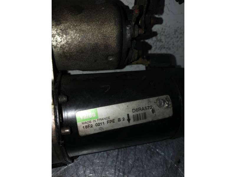 Recambio de motor arranque para peugeot 307 (s1) xn referencia OEM IAM D6RA572 VALEO 