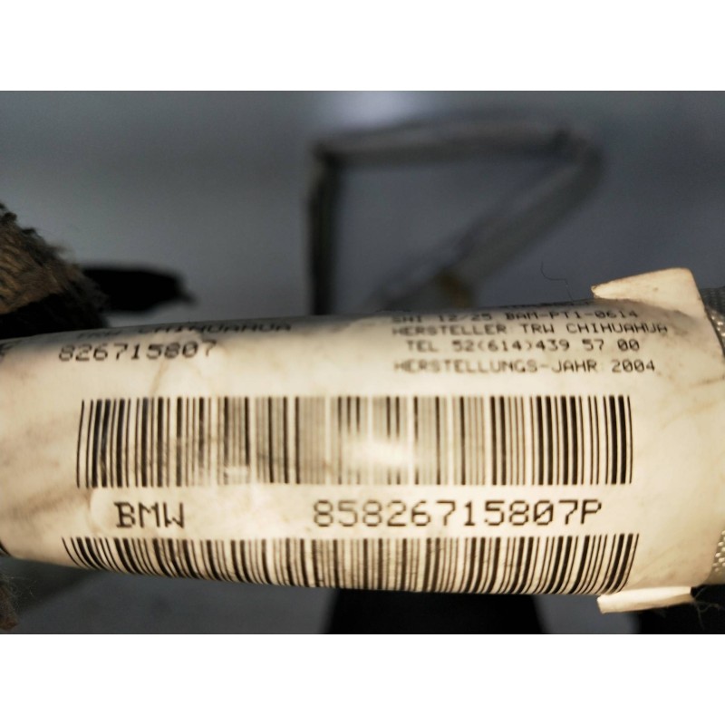 Recambio de airbag cortina delantero derecho para bmw x5 (e53) 3.0 turbodiesel cat referencia OEM IAM 85826715807P  
