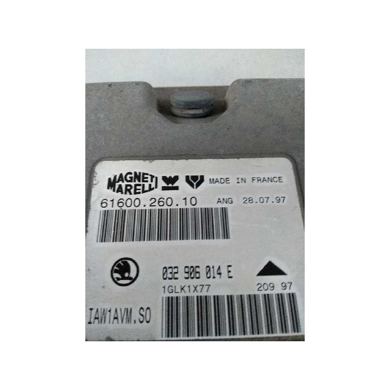 Recambio de centralita motor uce para skoda octavia berlina (1u2) 1.6 cat referencia OEM IAM IAW1AVMS0 6160026010 032906014E