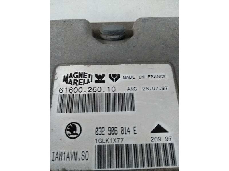 Recambio de centralita motor uce para skoda octavia berlina (1u2) 1.6 cat referencia OEM IAM IAW1AVMS0 6160026010 032906014E