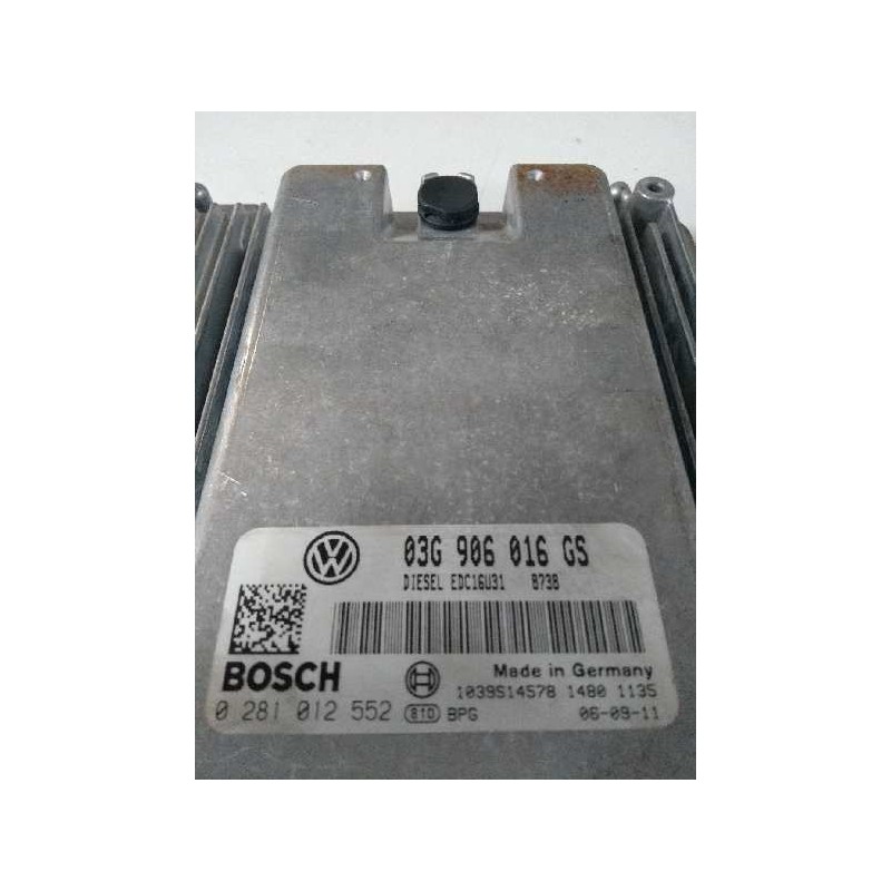 Recambio de centralita motor uce para skoda superb (3u4) 1.9 tdi referencia OEM IAM 0281012552 03G906016GS EDC16U31