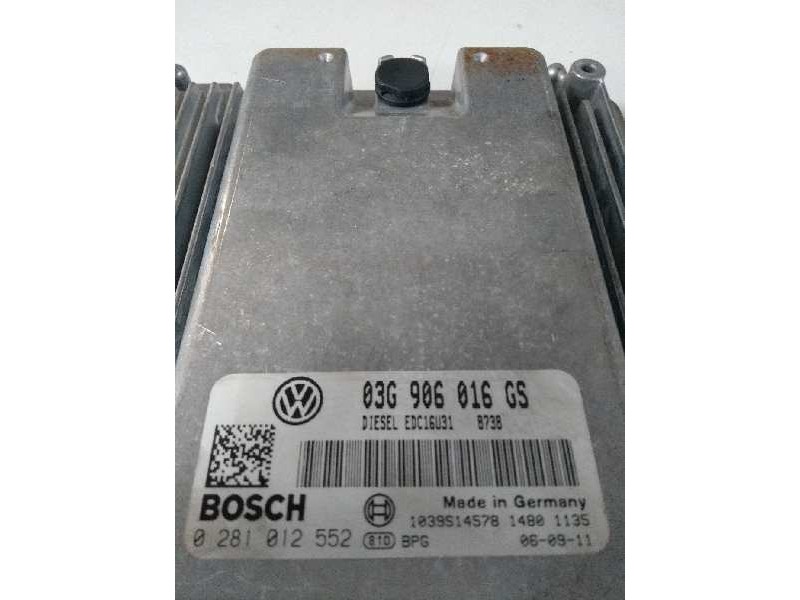 Recambio de centralita motor uce para skoda superb (3u4) 1.9 tdi referencia OEM IAM 0281012552 03G906016GS EDC16U31