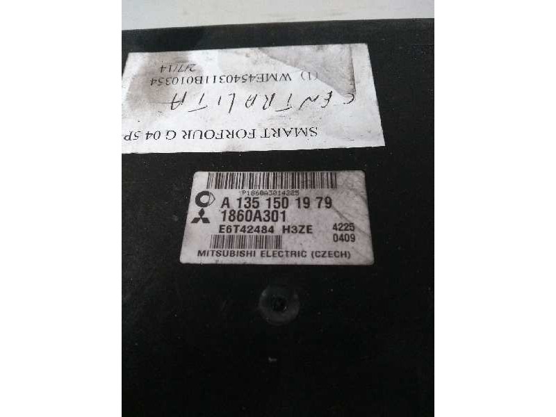 Recambio de centralita motor uce para smart forfour 1.3 cat referencia OEM IAM A1351501979 1860A301 E6T42484 H3ZE