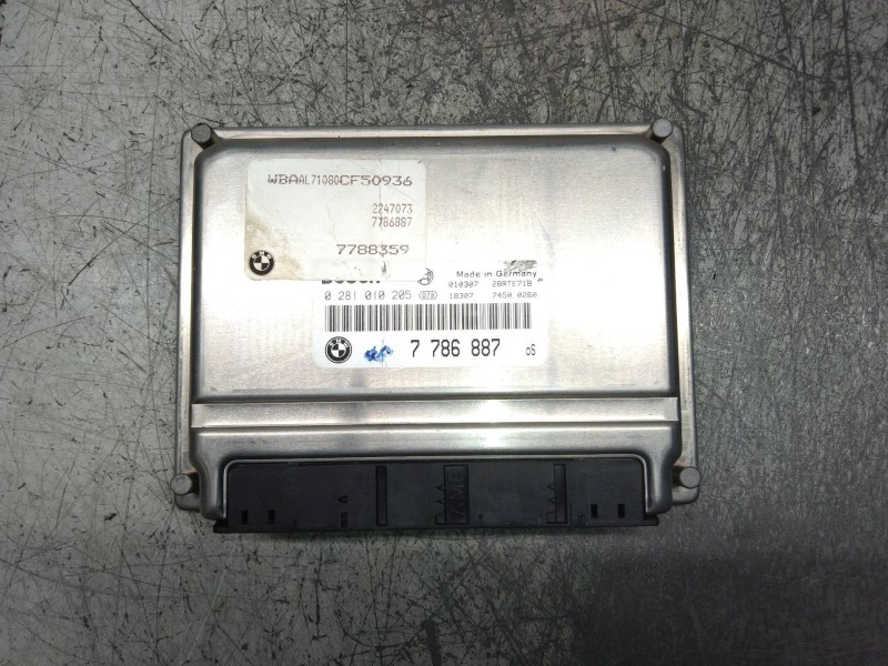 Recambio de centralita motor uce para bmw serie 3 berlina (e46) 320d referencia OEM IAM 0281010205 7786887 