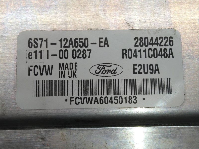 Recambio de centralita motor uce para ford mondeo berlina (ge) futura (d) referencia OEM IAM R0411C048A 6S7112A650EA 28044226 E2