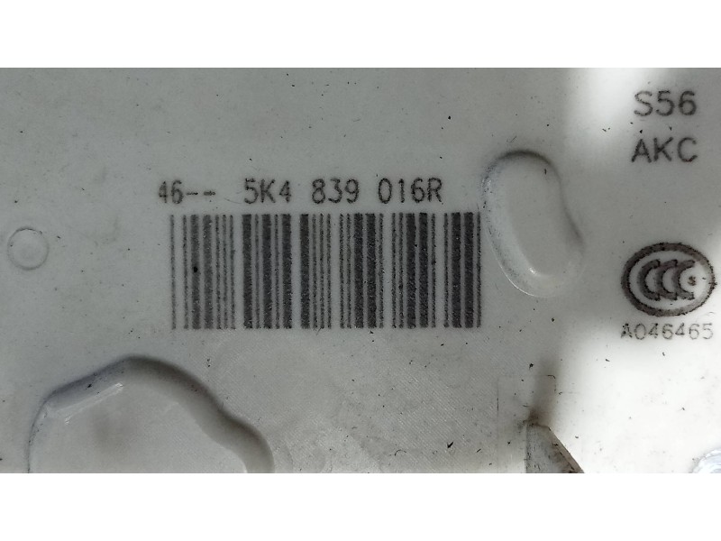 Recambio de motor cierre centralizado trasero derecho para volkswagen golf vii lim. (bq1) sport referencia OEM IAM 5K4839016R  