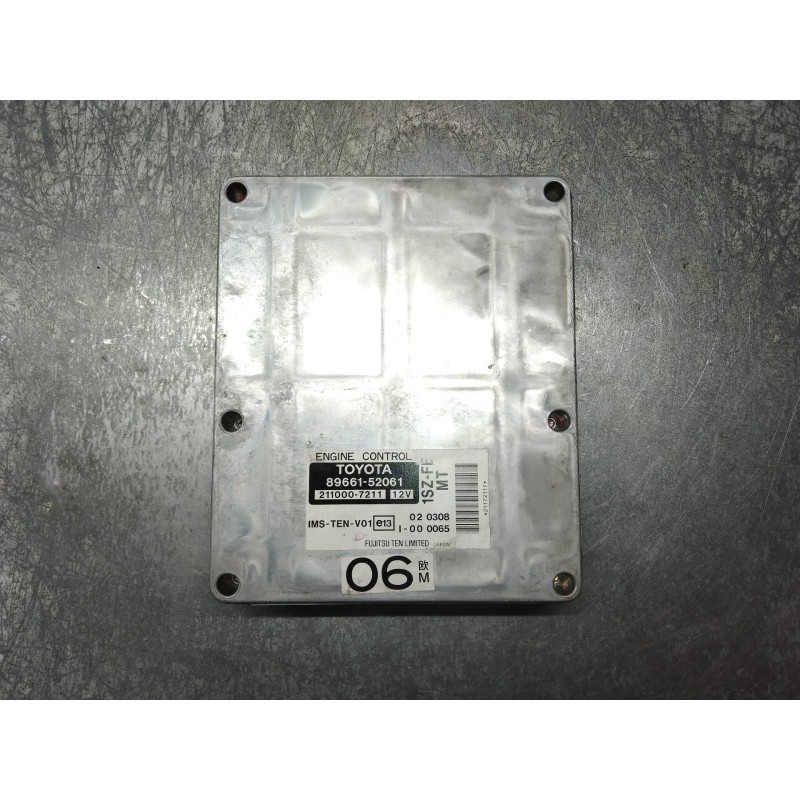 Recambio de centralita motor uce para toyota yaris (ncp1/nlp1/scp1) 1.0 linea luna referencia OEM IAM 8966152061 2110007211 