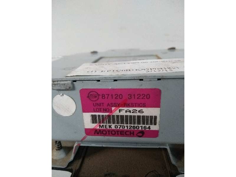 Recambio de modulo electronico para ssangyong actyon 2.0 td cat referencia OEM IAM 8712031220 MEK0701260164 