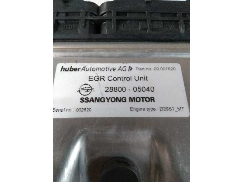 Recambio de centralita motor uce para ssangyong rexton referencia OEM IAM 2880005040 D29STMT 