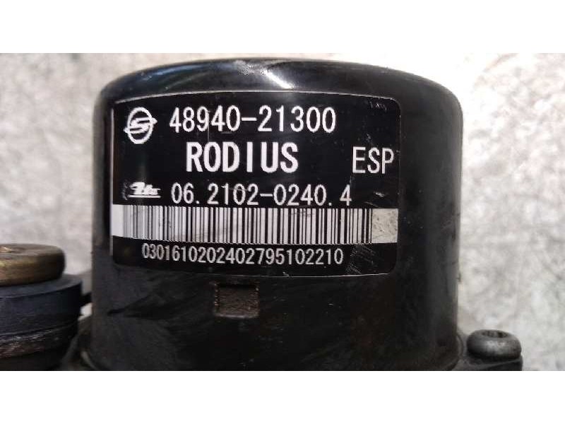 Recambio de abs para ssangyong rodius 2.7 turbodiesel cat referencia OEM IAM 06210904143 06210202404 0040150C1 4894021300