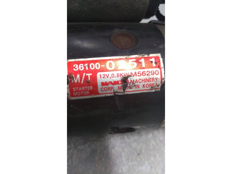 Recambio de motor arranque para hyundai atos (mx) gls referencia OEM IAM 3610002511 M56290  Recambio de motor arranque para hyundai atos (mx) gls referencia OEM IAM 3610002511 M56290