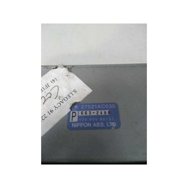 Recambio de centralita abs para subaru legacy berl./familiar b11 (bd/bg) 2.2 cat referencia OEM IAM 27521AC030 120000B0131 66324