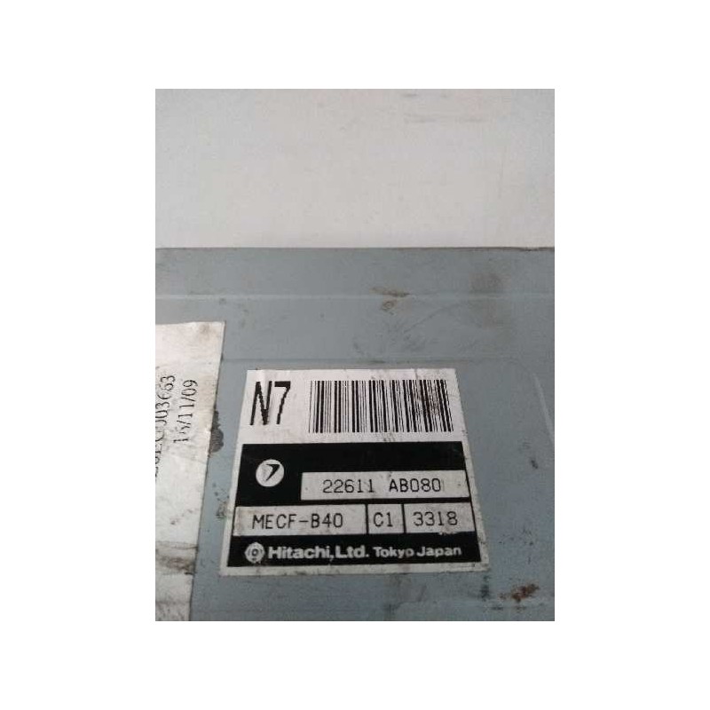 Recambio de centralita motor uce para subaru impreza g10 (gfc) 1.8 cat referencia OEM IAM 22611AB080 MECFB40 N7