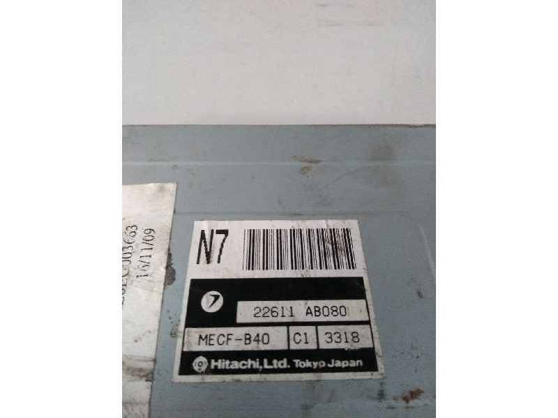 Recambio de centralita motor uce para subaru impreza g10 (gfc) 1.8 cat referencia OEM IAM 22611AB080 MECFB40 N7