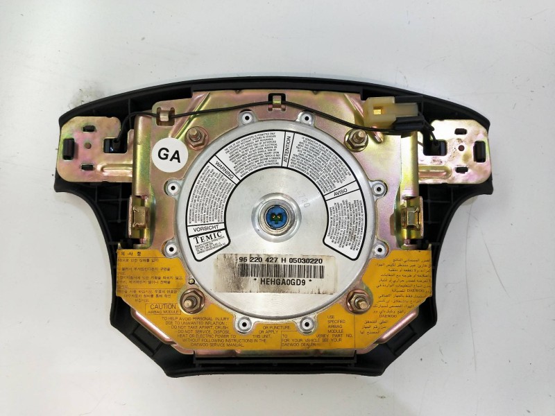 Recambio de kit airbag para daewoo lanos 1.6 cat referencia OEM IAM    Recambio de kit airbag para daewoo lanos 1.6 cat referencia OEM IAM