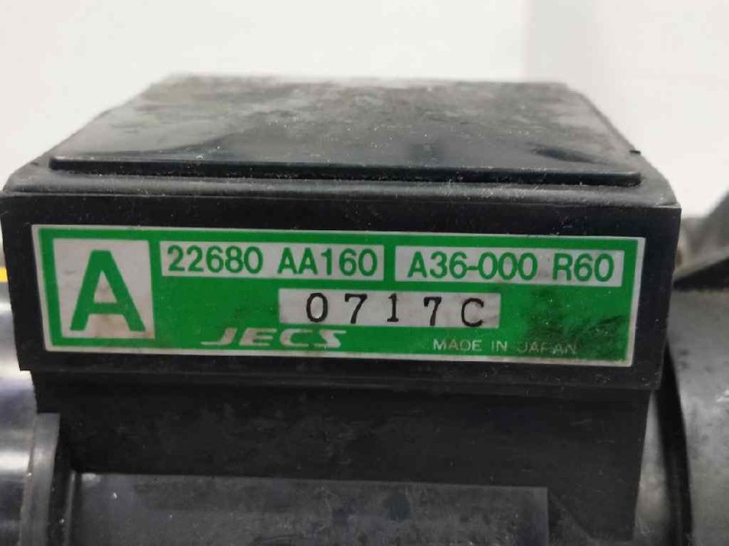 Recambio de caudalimetro para subaru legacy berl./familiar b10 (bc/bjf) 2.2 cat referencia OEM IAM 22680AA160 A36000R60 