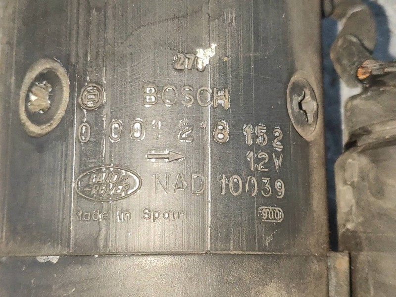 Recambio de motor arranque para land rover range rover 2.5 turbodiesel referencia OEM IAM 0001218152 NAD10039 