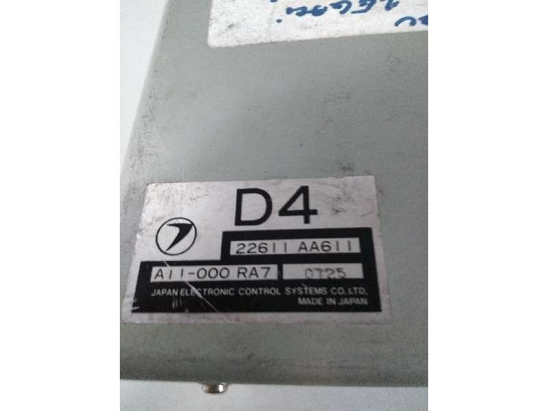 Recambio de centralita motor uce para subaru legacy berl./familiar b10 (bc/bjf) 2.2 4wd berlina referencia OEM IAM 22611AA611 A1