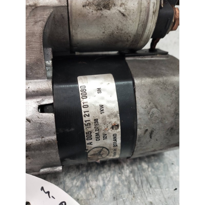 Recambio de motor arranque para mercedes clase a (w168) 160 (168.033) referencia OEM IAM D7E38 A00515121010080 