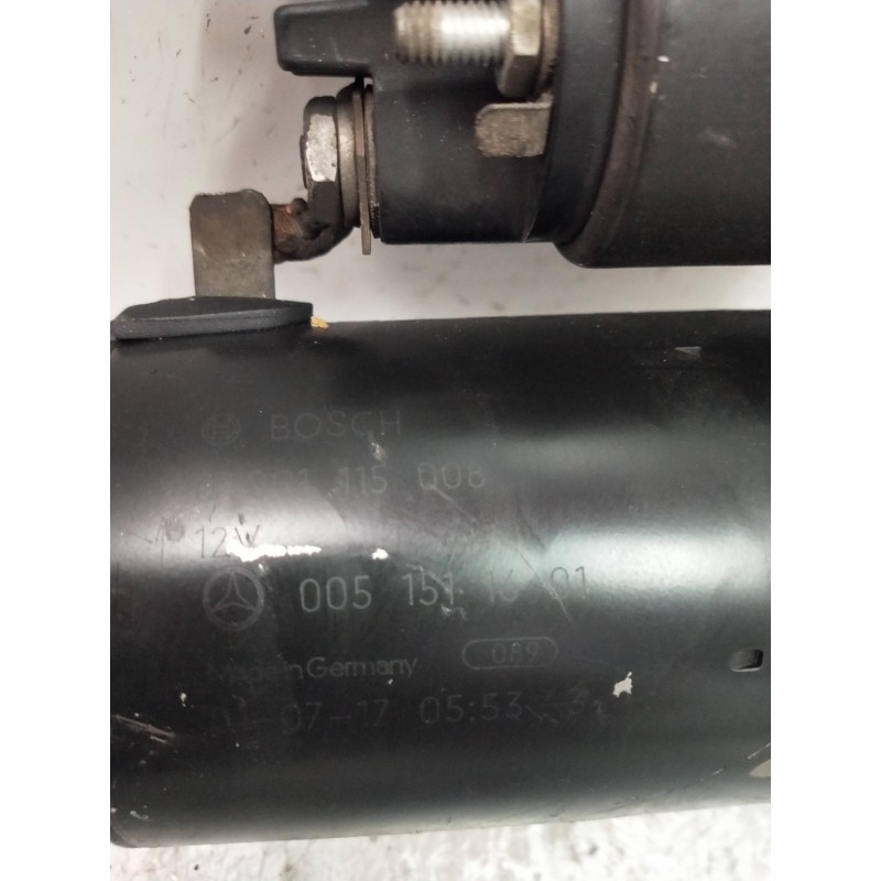 Recambio de motor arranque para mercedes clase a (w169) a 180 cdi (169.007) referencia OEM IAM 0001115008 BOSCH 