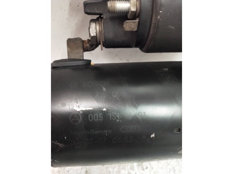 Recambio de motor arranque para mercedes clase a (w169) a 180 cdi (169.007) referencia OEM IAM 0001115008 BOSCH 