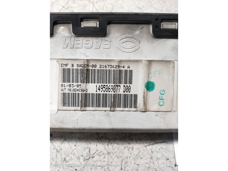 Recambio de pantalla multifuncion para fiat ulysse (179) 2.2 jtd dynamic referencia OEM IAM 1495869077 D00 216736294A