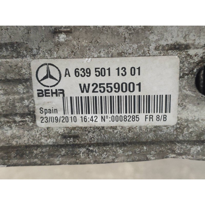 Recambio de intercooler para mercedes vito kasten (639) 113 cdi lang (639.603) referencia OEM IAM W2559001 A6395011301 