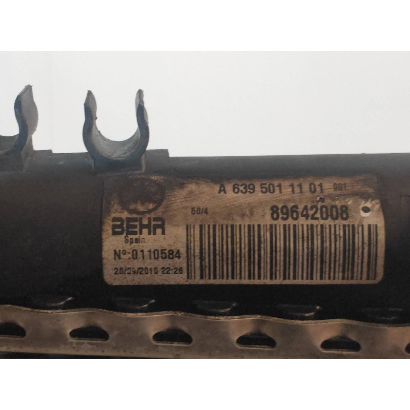 Recambio de radiador agua para mercedes vito kasten (639) 113 cdi lang (639.603) referencia OEM IAM 89642008 A6395011101 