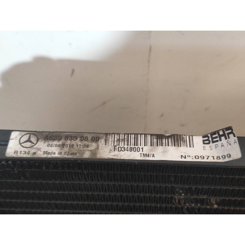 Recambio de condensador / radiador aire acondicionado para mercedes vito kasten (639) 113 cdi lang (639.603) referencia OEM IAM 