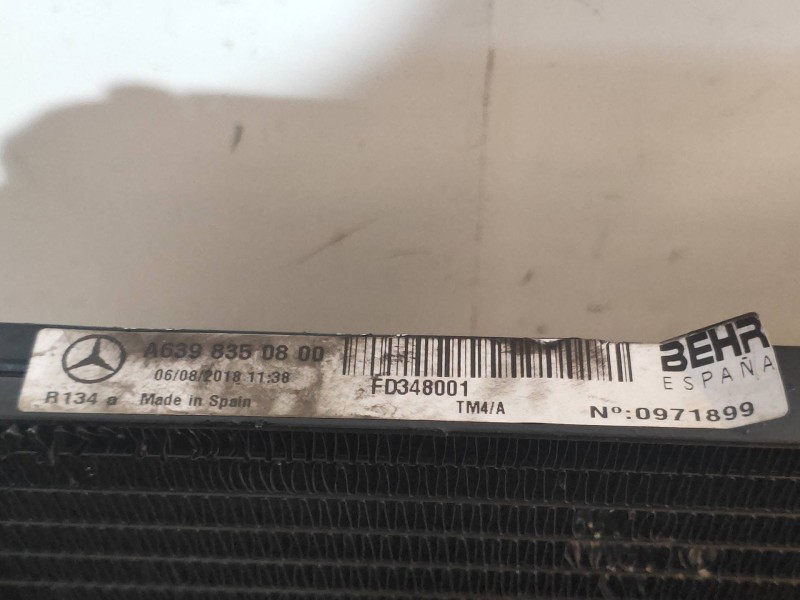 Recambio de condensador / radiador aire acondicionado para mercedes vito kasten (639) 113 cdi lang (639.603) referencia OEM IAM 