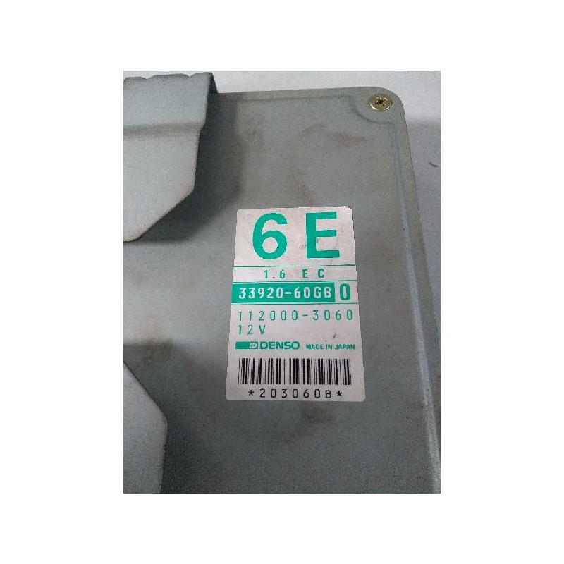 Recambio de centralita motor uce para suzuki baleno berlina sy (eg) 1.6 16v cat referencia OEM IAM 3392060GB0 1120003060 6E