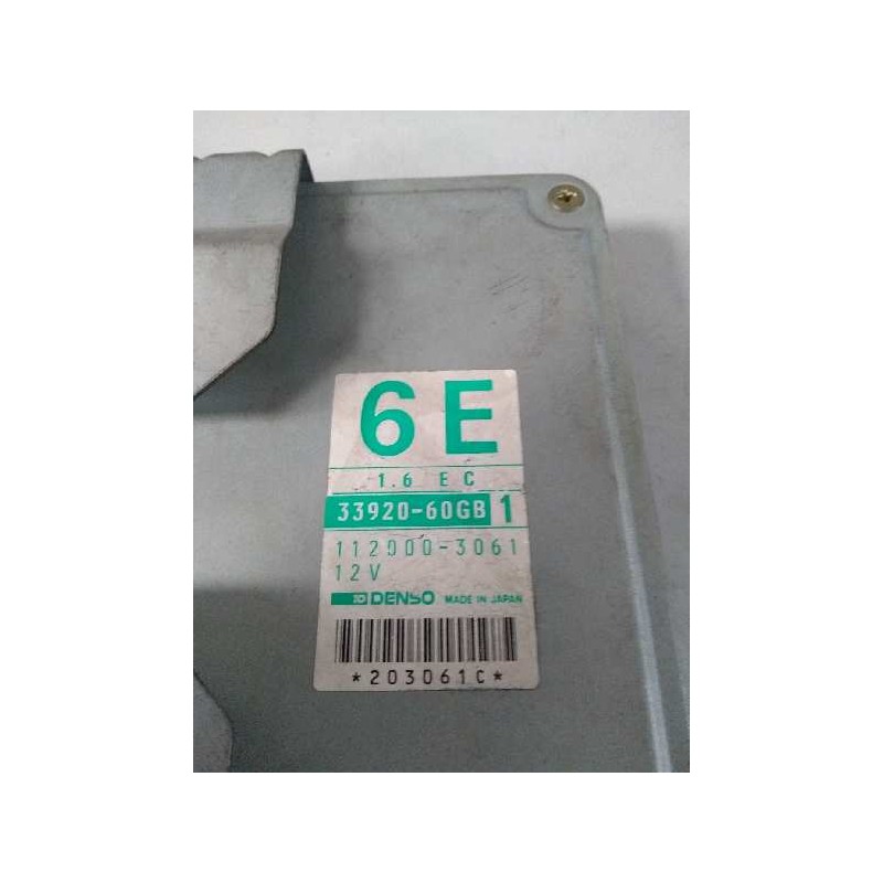 Recambio de centralita motor uce para suzuki baleno fam. sy (eg) 1.6 16v cat referencia OEM IAM 3392060GB1 1120003061 6E