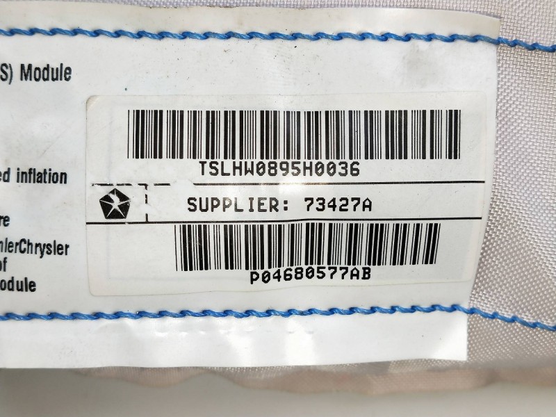 Recambio de airbag cortina delantero izquierdo para chrysler voyager (rg) 2.5 crd cat referencia OEM IAM P04680577AB  