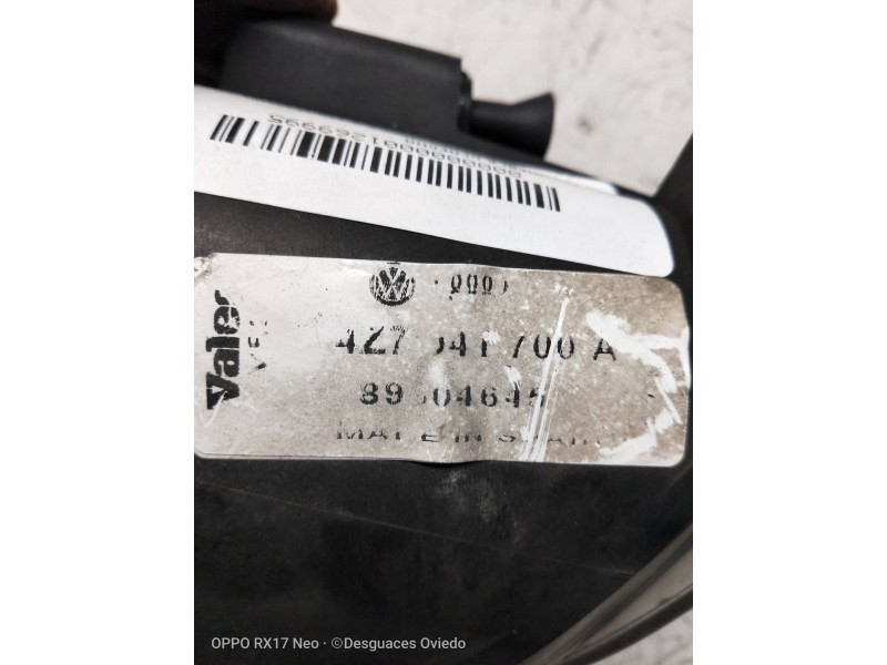 Recambio de faro antiniebla derecho para audi allroad quattro (4b5) 2.5 tdi (132kw) referencia OEM IAM   