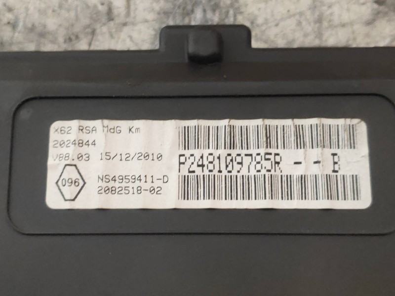 Recambio de cuadro instrumentos para renault master kombi l1h1 3,0t referencia OEM IAM P248109785R 208251802 