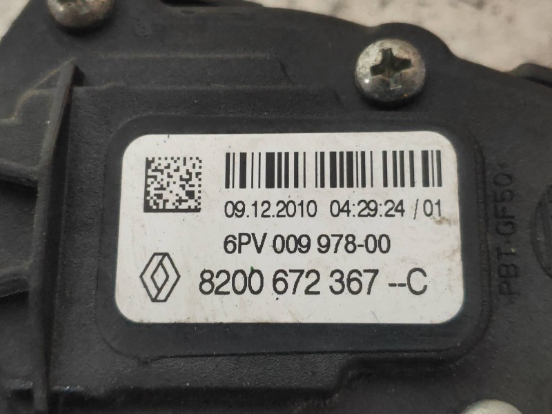 Recambio de potenciometro pedal para renault master kombi l1h1 3,0t referencia OEM IAM 8200672367C 6PV00997800 