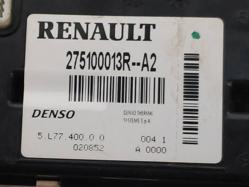 Recambio de mando calefaccion / aire acondicionado para renault master kombi l1h1 3,0t referencia OEM IAM 275100013R  