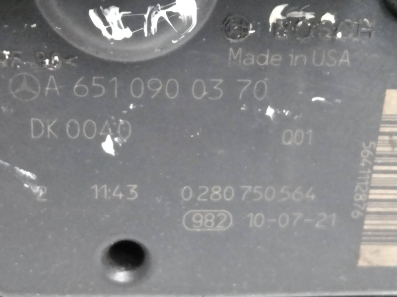 Recambio de caja mariposa para mercedes sprinterii caja cerrada (desde 01.06) 210/213/216 cdi (906.611/613) referencia OEM IAM A