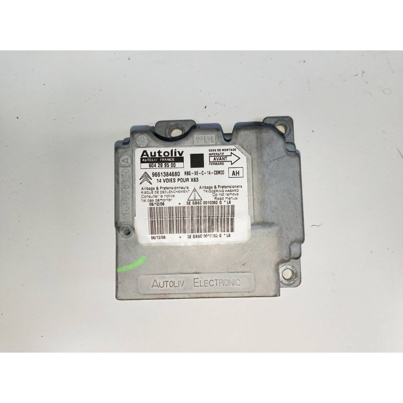 Recambio de kit airbag para citroen c6 2.7 v6 hdi fap cat (uhz / dt17ted4) referencia OEM IAM   