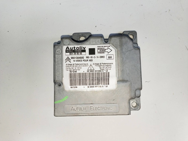 Recambio de kit airbag para citroen c6 2.7 v6 hdi fap cat (uhz / dt17ted4) referencia OEM IAM   