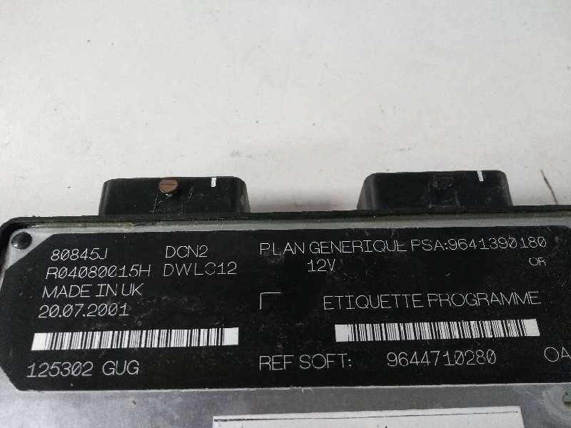 Recambio de centralita motor uce para peugeot 206 berlina xr referencia OEM IAM R04080015H 9641390180 9644710280 80845J