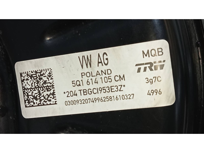 Recambio de servofreno para volkswagen golf vii lim. (bq1) sport referencia OEM IAM 5Q1614105CM  
