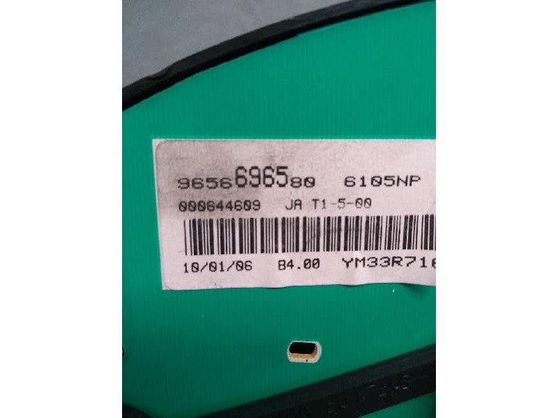Recambio de cuadro instrumentos para peugeot 206 berlina xs referencia OEM IAM 9656696580  